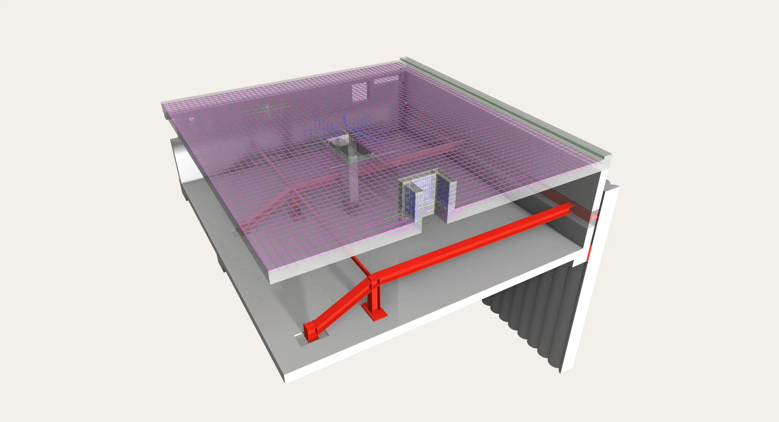 Formwork and Rebar plans for a residential complex in Manchester