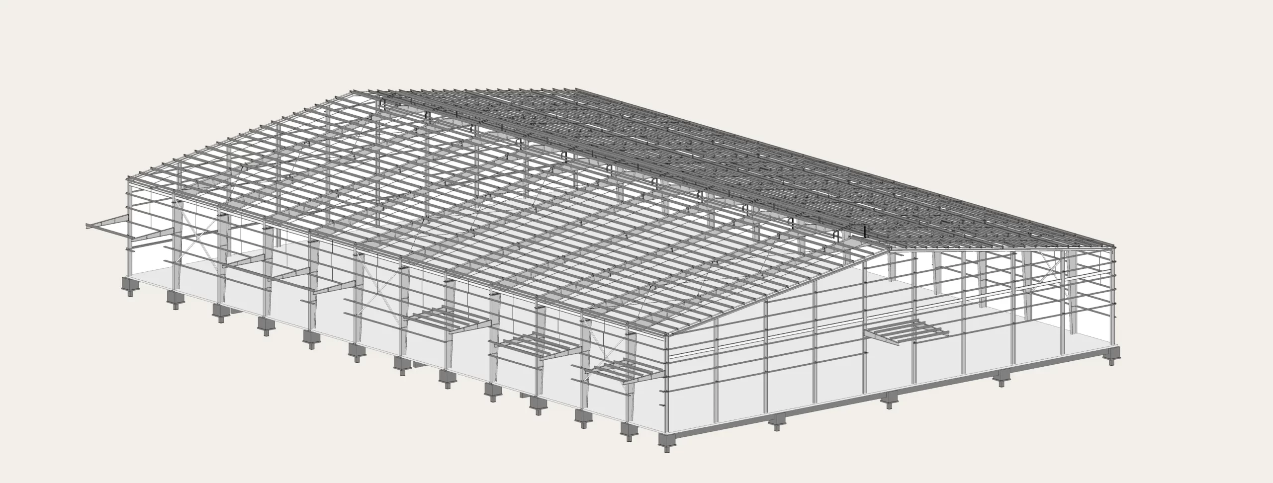 3D Structural steel using Tekla
