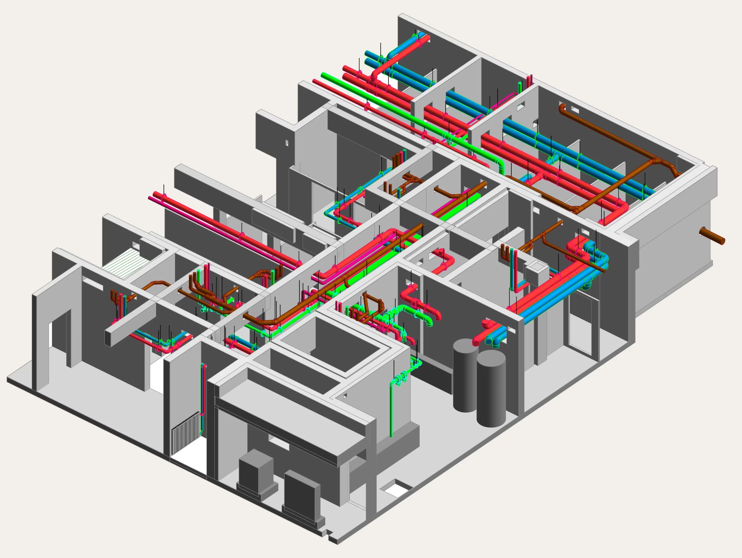 3D BIM Modeling using Revit